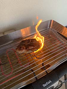 Aveyronese Flaming Duck on the Grill